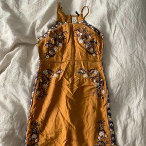 Anthropologie Akemi + Kin Embroidered Dress